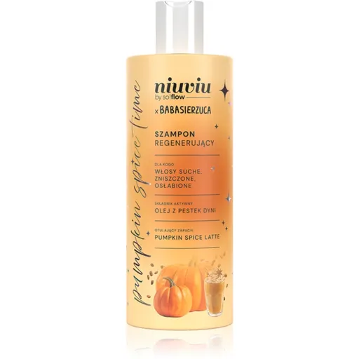 so!flow Pumpkin Time Regenerating Shampoo regeneračný šampón pre suché a oslabené vlasy 300 ml