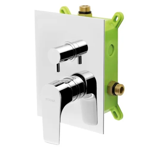 Novaservis Nice sprchová a vaňová batéria vrátane podomietkového telesa chróm box97051r,0 BOX97051R.0