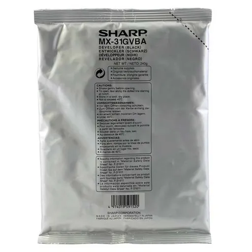 Sharp MX31GVBA čierny (black) originálny developer