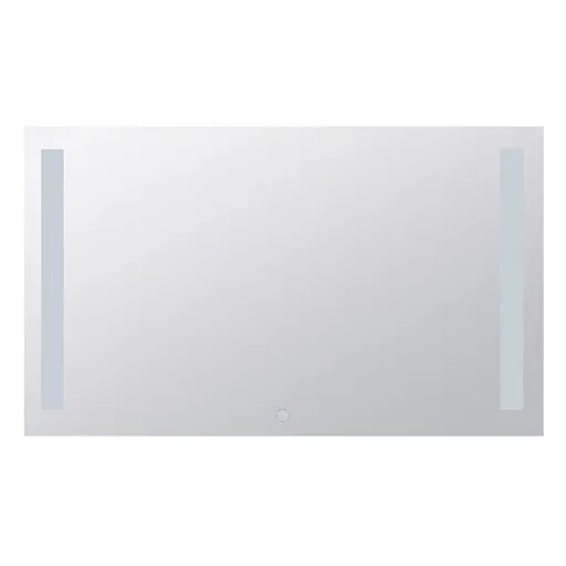 Zrkadlo Bemeta s osvětlením a dotykovým senzoremvo farebnom provedení hliník/sklo 101301137