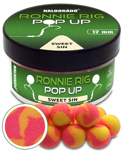 Haldorádó plávajúce boilie pop-up ronnie rig 30 g 12 mm - sweet sin