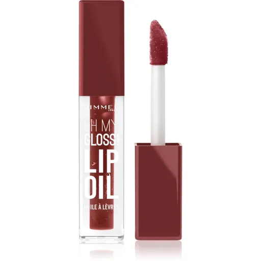Rimmel Oh My Gloss! Lip Oil olej na pery s hydratačným účinkom odtieň 008 Deep Cherry 4.5 ml