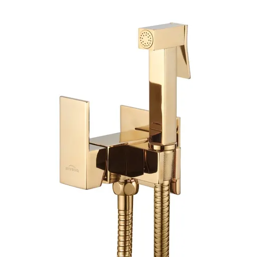 INVENA - Bidetová batéria podomietková, zlatá BP-K0-B09-L