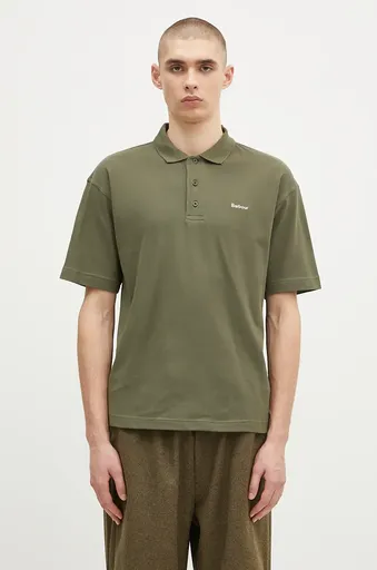 Bavlnené polo tričko Barbour Dunand OS Polo Shirt