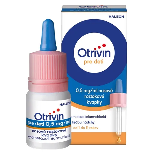 OTRIVIN 0,05 % Nosová roztoková instilácia 0,5 mg/ml 10 ml