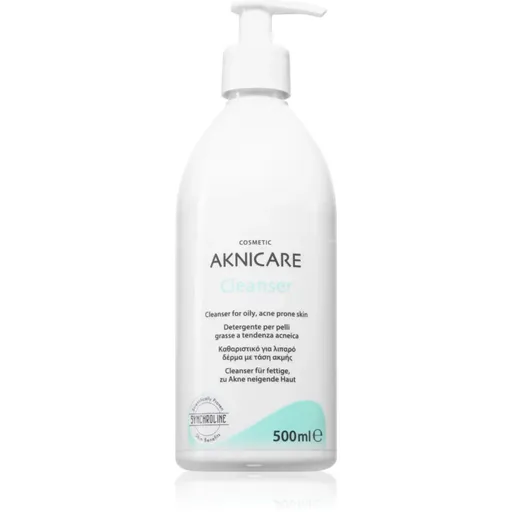 Synchroline Aknicare Cleanser čistiaci gél pre redukciu kožného mazu pre problematickú pleť, akné 500 ml