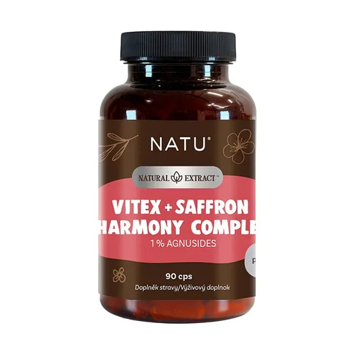 NATU Drmek extrakt so šafranom 90 kapsúl