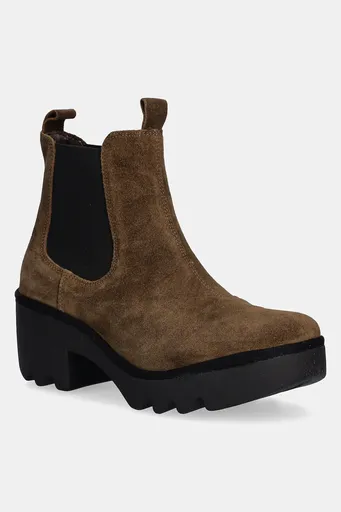 Semišové topánky chelsea Fly London TRIG514FLY