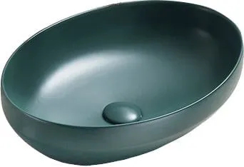 MEXEN - Cornelia umývadlo na dosku 50x36, tmavo zelená mat 21885047