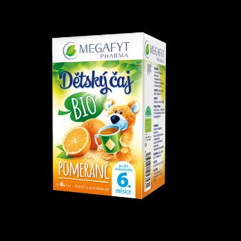 MEGAFYT Detský čaj pomaranč BIO 20 x 2 g