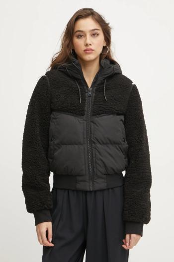 Bunda Superdry dámska, čierna farba, zimná, W5011758A-16A