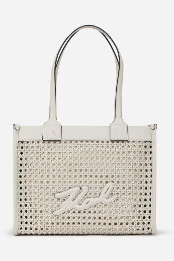Kabelka Karl Lagerfeld biela farba, A2W30052