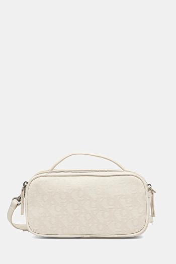 Kabelka Calvin Klein béžová farba, LV04K3185G