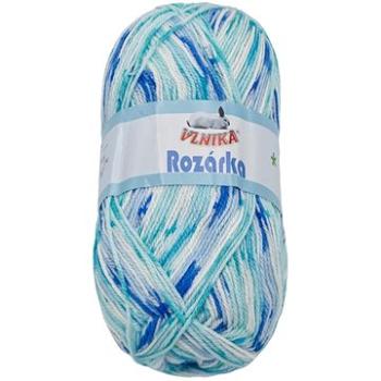 Bellatex Priadza Rozárka 100 g – 41 biela, modrá, tyrkysová (8147)