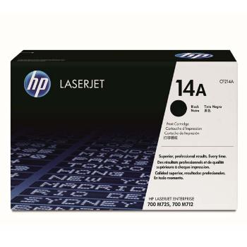 HP originál toner CF214A, black, 10000str., HP 14A, HP LaserJet Enterprise 700 M712, O, čierna