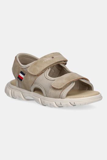 Detské sandále Tommy Hilfiger béžová farba, T1B2-33899