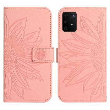 ART SUNFLOWER Peňaženkové puzdro s remienkom Samsung Galaxy S10 Lite ružové