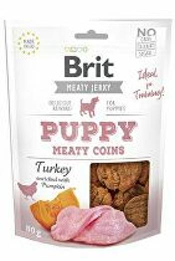 Brit Jerky Puppy Turkey Meaty Coins 80g + Množstevná zľava