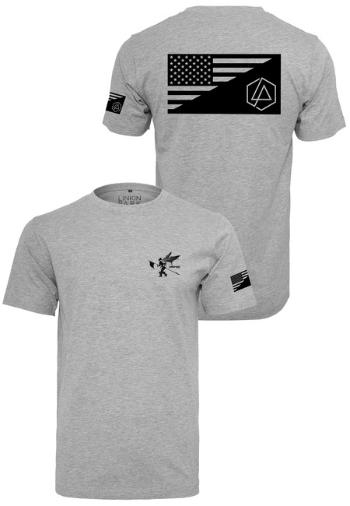 Mr. Tee Linkin Park Flag Tee heather grey - XS