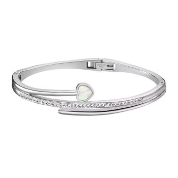 Lotus Style Romantický oceľový náramok s perleťou Woman Basic LS1843-2 / 6