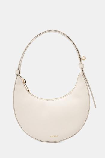 Kožená kabelka Furla béžová farba, WE00649.AX0733.PNN001007