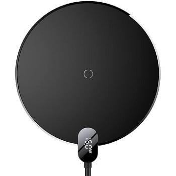 Baseus bezdrôtová nabíjačka Digital LED Gen 2 15 W čierna (CCED000001)