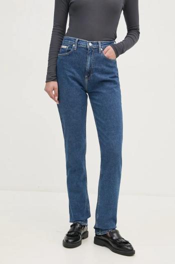 Rifle Calvin Klein Jeans dámske, vysoký pás, J20J224006