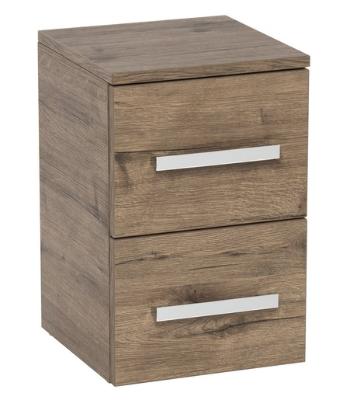 Kúpeľňová skrinka nízka SAT Cube Way 32,5x49,3x33 cm dub wellington CUBE3CHN32DW