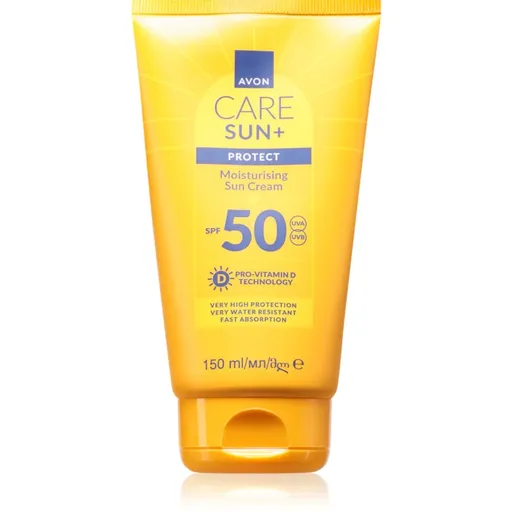Avon Care Sun + Protect hydratačný krém na opaľovnie SPF 50 150 ml