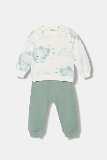 Tepláková súprava pre bábätká United Colors of Benetton tyrkysová farba, 3QGXAK01B