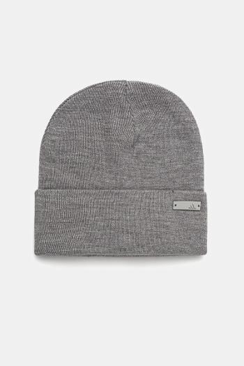 Čiapka adidas TONAL MET BEAN šedá farba, JD0295