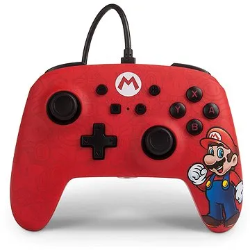 PowerA Enhanced Wired Controller – Iconic Mario – Nintendo Switch (617885021800)