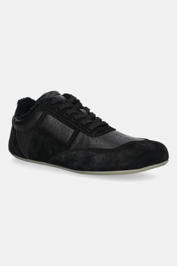 Kožené tenisky MM6 Maison Margiela čierna farba, S66WS0106