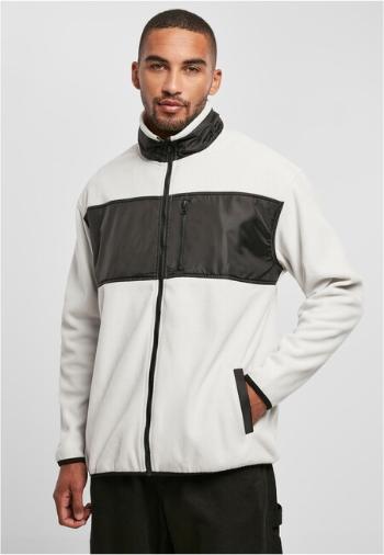 Urban Classics Patched Micro Fleece Jacket wolfgrey - M