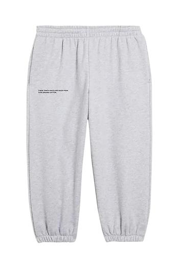 Nohavice Pangaia KIDS' 365 MIDWEIGHT TRACK PANTS šedá farba, jednofarebné, 10000280
