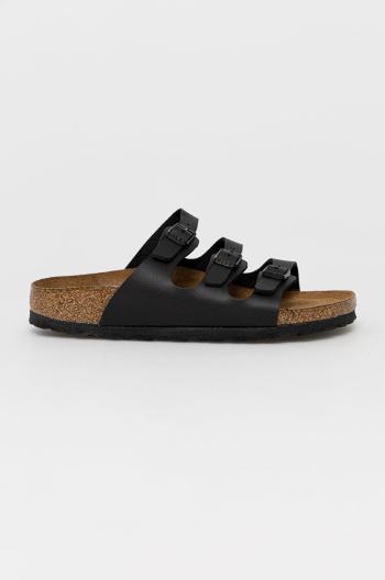 Šľapky Birkenstock Florida SFB dámske, čierna farba, 53013