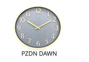 PLATINET NÁSTENNÉ GUĽATÉ HODINY DAWN, tichý mechanizmus