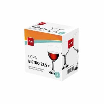 Cegeco Pohár na víno CoK Bistro 220ml 2ks