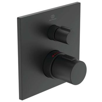 IDEAL STANDARD - CeraTherm Termostatická sprchová batéria pod omietku, čierna A6956XG