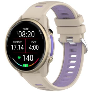SPORTY Vymeniteľný silikónový remienok Garmin Forerunner 970 šedo-fialový