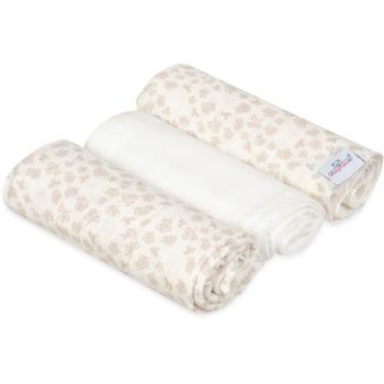 Babymatex Muslin Design plienka Flowers 3 ks