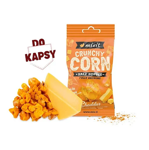 MIXIT Crunchy corn cheddar do vrecka 40 g