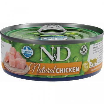 Konzerva N&D Natural Chicken 70g