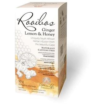 OptimLife Organics Čaj Rooibos so Zázvorom, citrónom a medom 20× 2,5 g (OOT-NRGLH-TL20-C)
