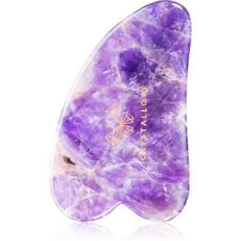 Crystallove Amethyst Gua Sha masážna pomôcka 1 ks