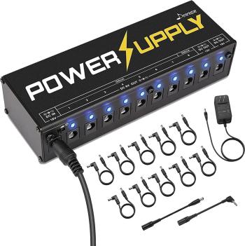 Donner EC812 DP-1 10 Isolated Output Guitar Effect Pedals Power Supply Napájací adaptér