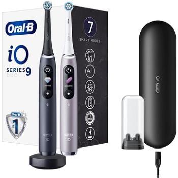 Oral-B iO Series 9 Duo Black Onyx & Rose Quartz magnetické zubné kefky (4210201411574)