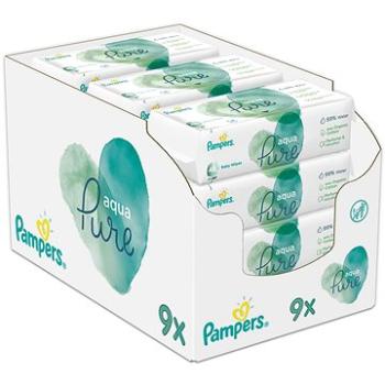 PAMPERS Aqua Pure, vlhčené obrúsky,  9× 48 ks (8001841247144)