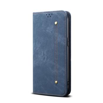 DENIM Peňaženkový kryt pre Motorola Moto G15 / Moto G15 Power modrý