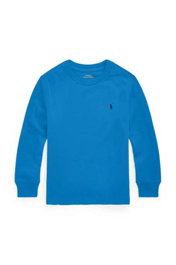 Detská bavlnená košeľa s dlhým rukávom Polo Ralph Lauren jednofarebná, 322843804007